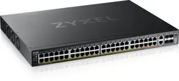 Zyxel XGS2220-54HP, valdomas, L3, Gigabit Ethernet (10/100/1000), maitinimas per Ethernet (PoE), montuojamas į stovą
