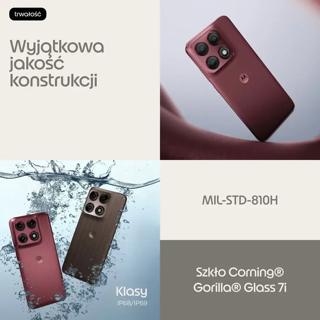 Motorola edge 70 pro 17.2 cm (6.78") Dual SIM Android 16.0 5G USB Type-C 8 GB 256 GB 6500 mAh Bordeaux