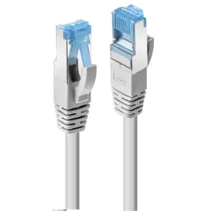 "Lindy" 1 m Cat.6A S/FTP LSZH kabelis, pilkas, 1 m, Cat6a, S/FTP (S-STP), RJ-45, RJ-45