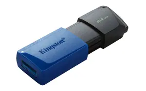 KINGSTON 64GB USB 3.2 Gen 1 DataTraveler Exodia M juoda + mėlyna 2 vnt.