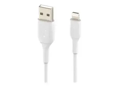 Belkin CAA001BT0MWH, 0,15 m, Lightning, USB A, vyriškas, vyriškas, baltas