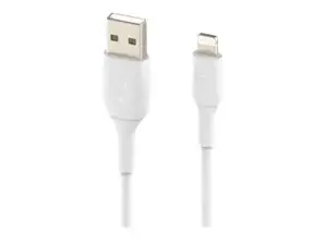 Belkin CAA001BT0MWH, 0,15 m, Lightning, USB A, vyriškas, vyriškas, baltas