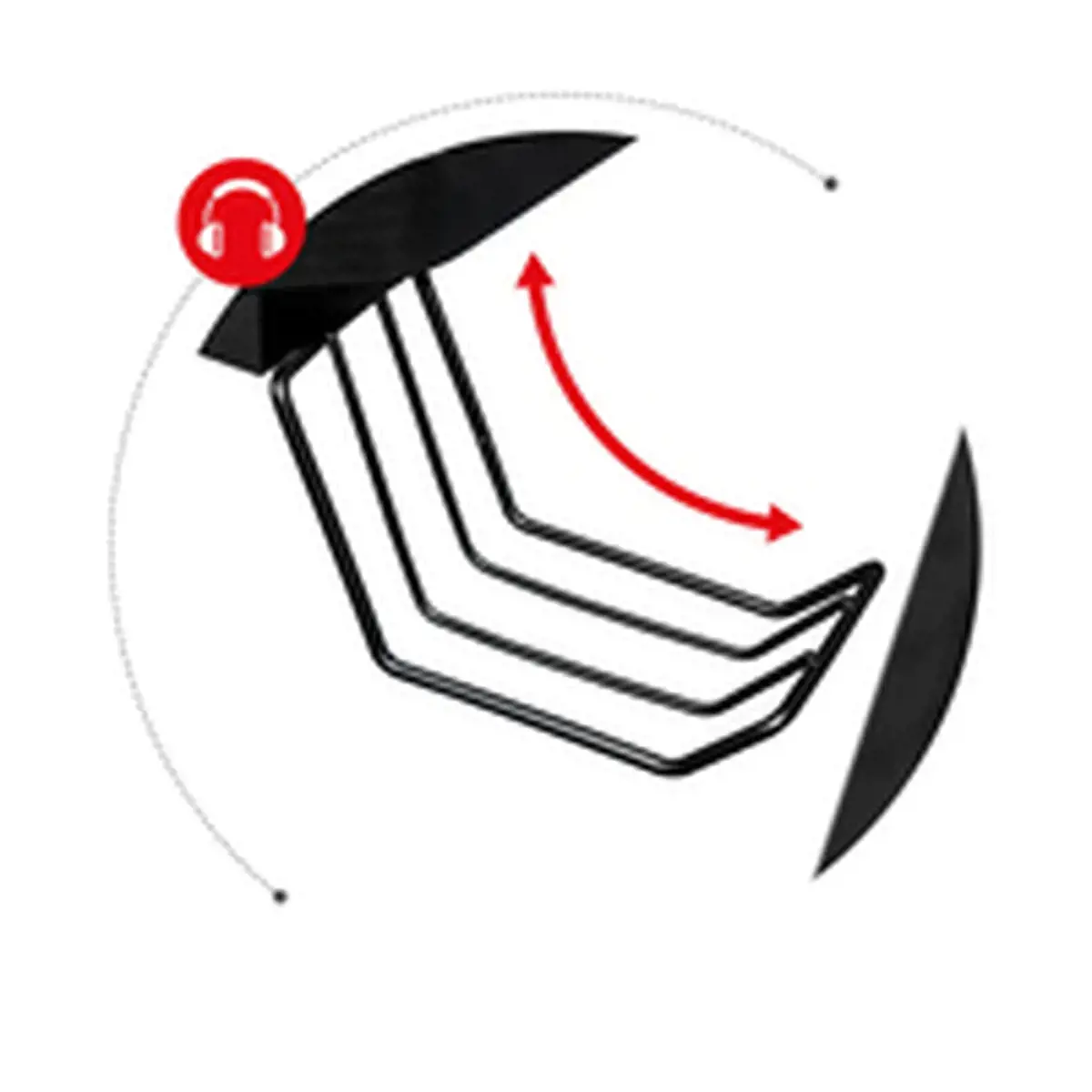 ŽAIDIMŲ STALAS HUZARO HERO 2.5 WHITE