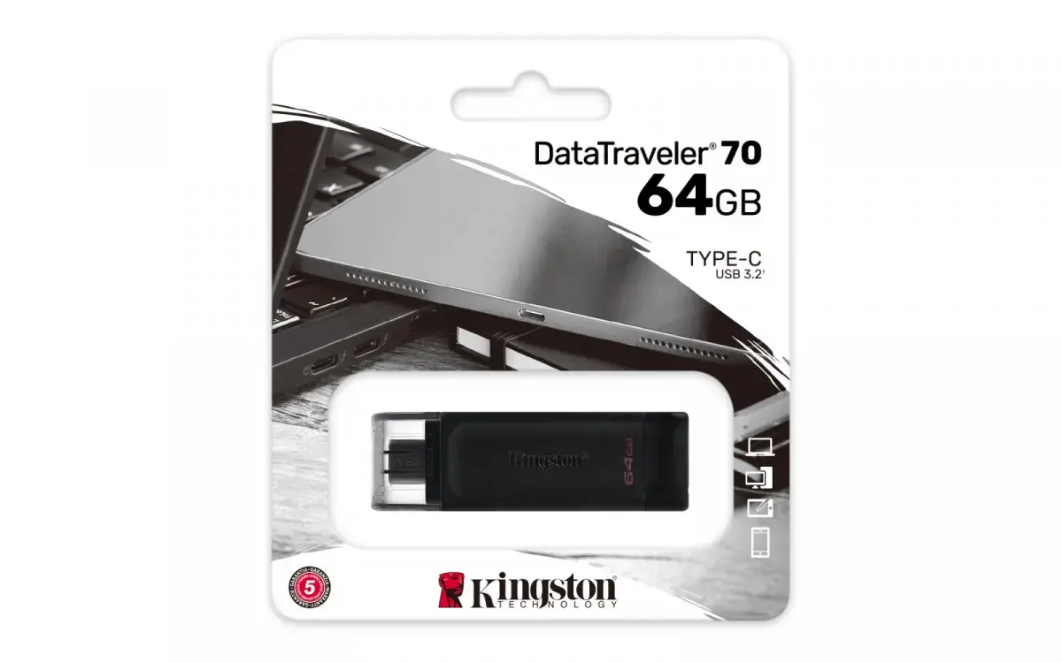 KINGSTON 64 GB USB-C 3.2 Gen 1 "DataTraveler 70