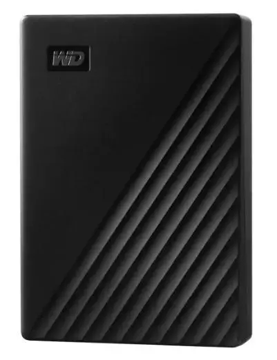 External HDD WESTERN DIGITAL My Passport 6TB USB 2.0 USB 3.2 Colour Black WDBR9S0060BBK-WESN