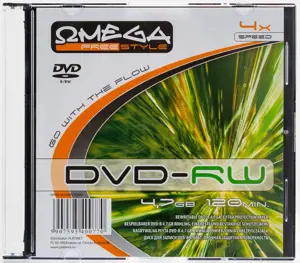 "Omega Freestyle" DVD-RW 4,7 GB 4x plonas