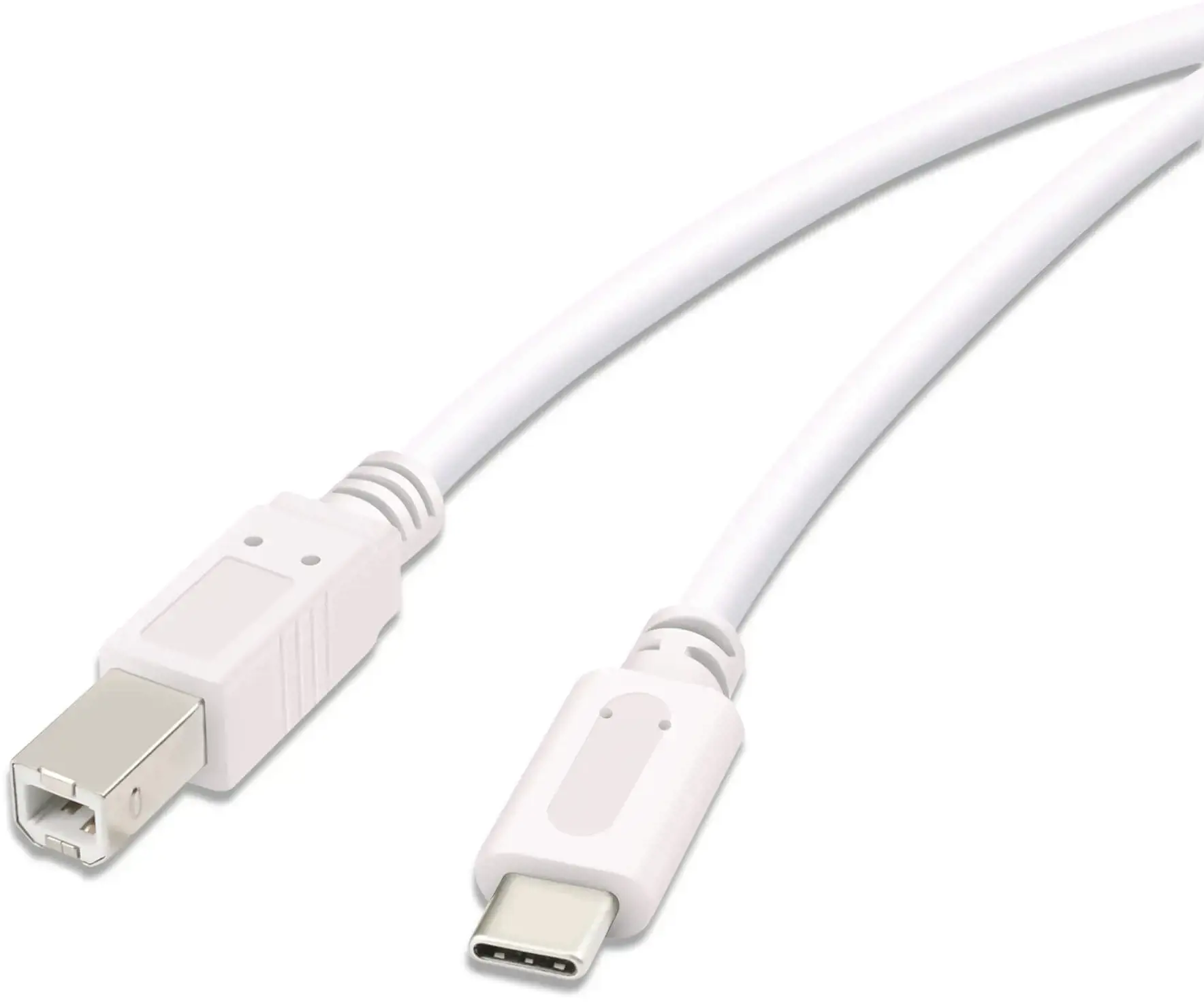 "Vivanco" kabelis USB-C - USB-B, 3 m, baltas (45356)