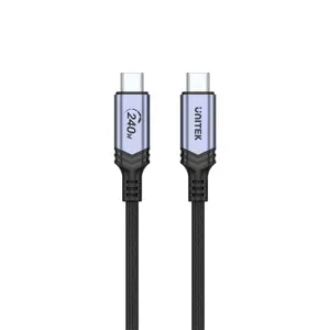 UNITEK USB-C 3.1 ĮKROVIMO KABELIS, PD 240W, 2 M