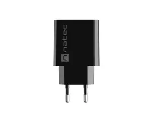 NATEC USB ĮKROVIKLIS RIBERA 18W USB-A JUODAS