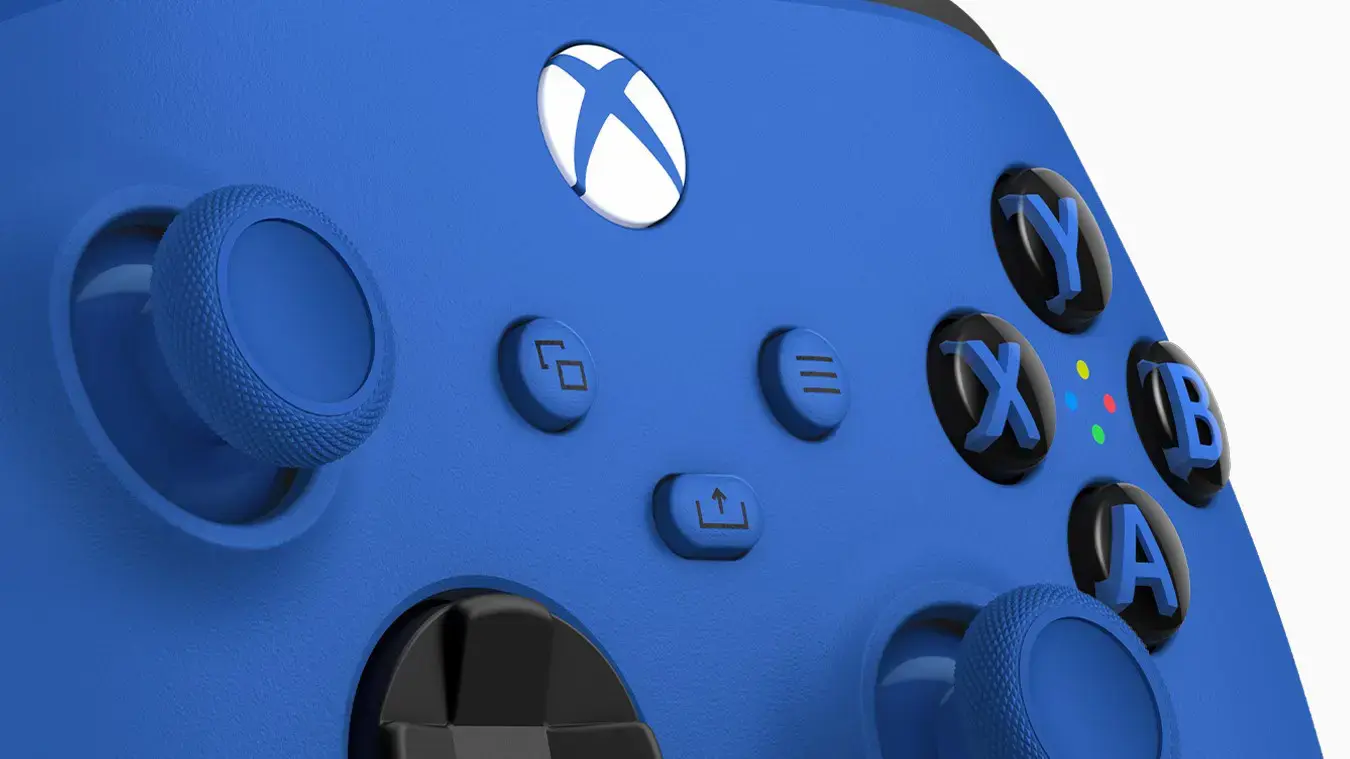 Microsoft Xbox Wireless Controller Blue Bluetooth/USB Gamepad Analogue / Digital Xbox One, Xbox One S, Xbox One X