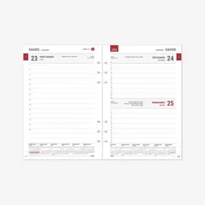 Kalendorius MAXI organizer 2026 A5, oda