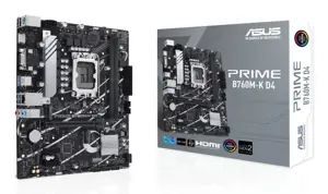 Pagrindinė plokštė ASUS Intel B760 Express LGA1700 Micro-ATX Atmintis DDR4 Atminties lizdai 2 2xPCI…