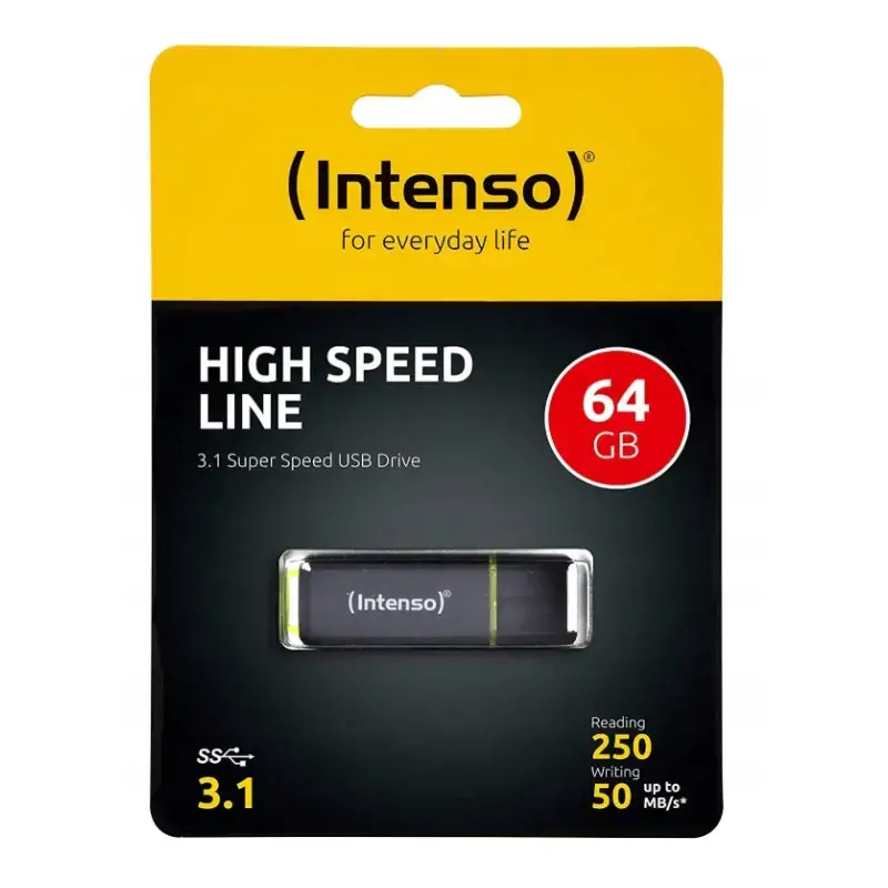 ATMINTIES KAUPIKLIS FLASH USB3.1 64GB/3537490 INTENSO