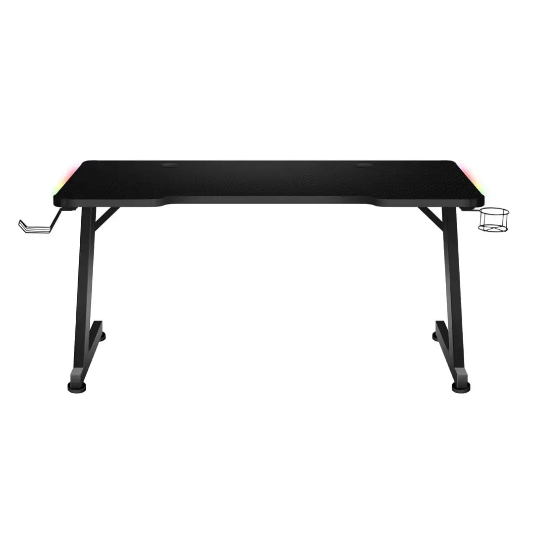 Žaidimų stalas huzaro Hero 2.5 RGB LED, Juoda
