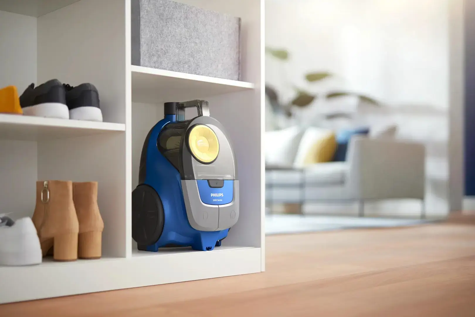 "Philips" 2000 serijos XB2125/09, 850 W, cilindrinis dulkių siurblys, sausas, be maišelio, 1,3 l, "Philips Super Clean Air