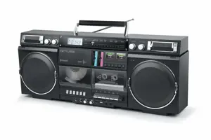 "Muse M-380 GB Ghetto Blasters", juodos spalvos