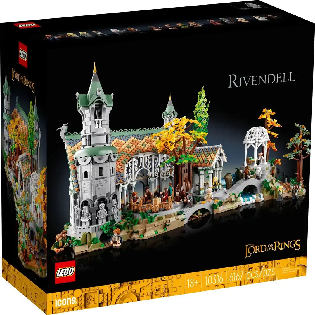 LEGO IKONOS 10316 ŽIEDŲ VALDOVAS: RIVENDELL