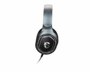 MSI IMMERSE GH50 7.1 virtualaus erdvinio garso RGB žaidimų ausinės "Juodos su "Ambient Dragon" logotipu, RGB "Mystic Light" šviesa, USB, integruotas garso valdiklis, 40 mm garsiakalbiai, nuimamas mikrofonas", laidinės, žaidimų, 20 - 20000 Hz, 300 g, ausinės, juodos spalvos