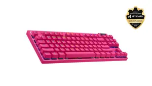 LOGITECH G PRO X TKL LIGHTSPEED Mechanical Gaming Keyboard - MAGENTA - US INT'l - TACTILE