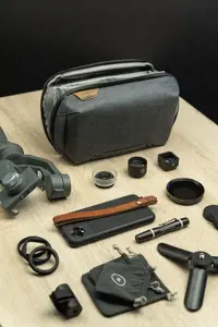 "Peak Design" kelioninis krepšys, medžio anglys