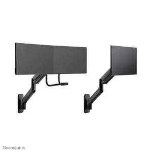 "Neomounts by Newstar" sieninis adapteris, Sieninė plokštė, Juoda, -1 kg, Sieninis, -25,4 mm (-1"), -25,4 mm (-1")