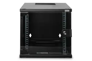 "Digitus" sieninė montavimo spintelė .DN-10-06U-B Black