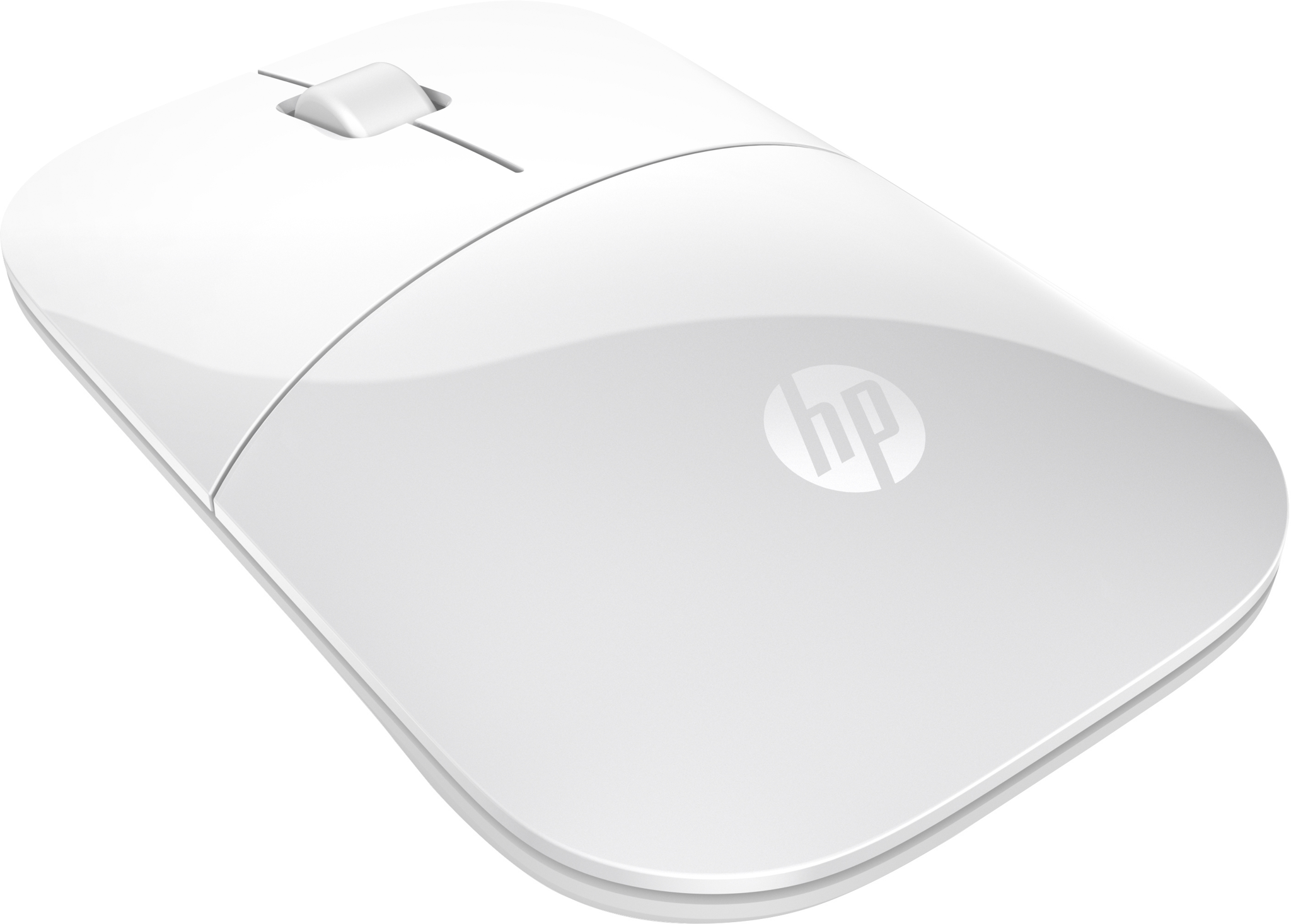 HP Z3700 balta belaidė pelė, dvipusė, optinė, RF belaidė, 1200 DPI, balta