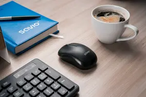 Savio KB-02 keyboard Home/Office USB QWERTY Black