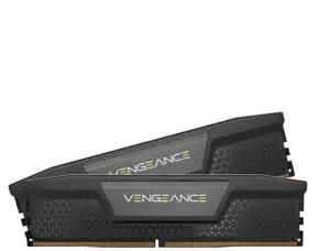 CORSAIR VENGEANCE 16GB 2x8GB DDR5 5200MT/s DIMM Unbuffered 40-40-40-77 1Gbx16 Std PMIC XMP 3.0 Blac…