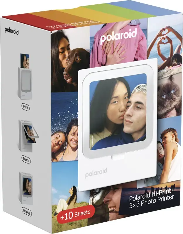 Polaroid pocket photo printer Hi-Print 3x3 + 10 sheets