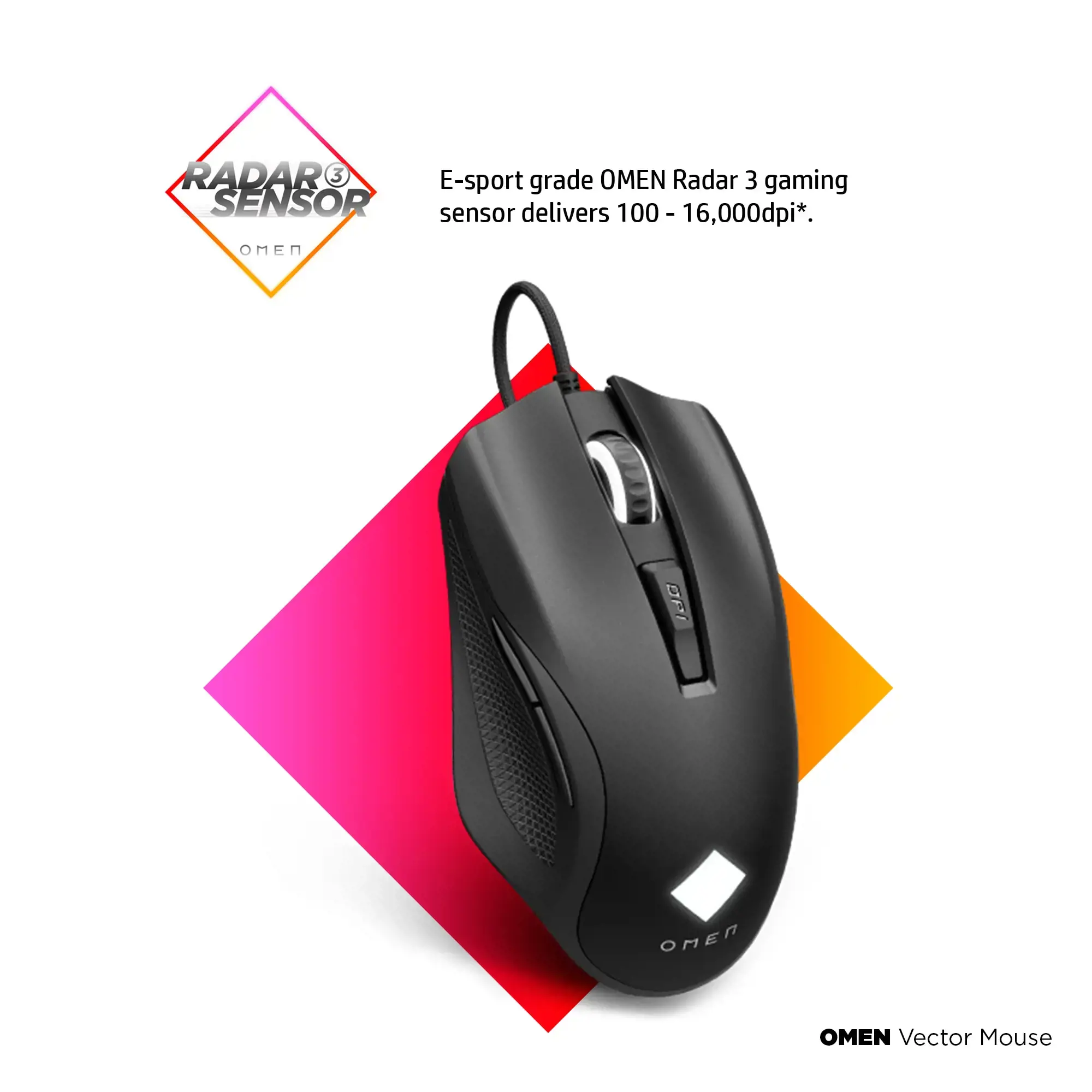 HP pelė OMEN vektorinė pelė
