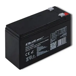 QOLTEC 53030 Qoltec gelinis akumuliatorius 12V 7Ah max.72A AGM