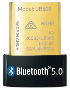 "TP-Link Bluetooth 5.0 Nano USB adapteris, A tipo USB, "Bluetooth", juodas, kompiuteris, 0-40 °C, 10-90 %