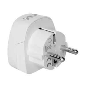 SAVIO AP-01 Travel Adapter, US socket – EU plug