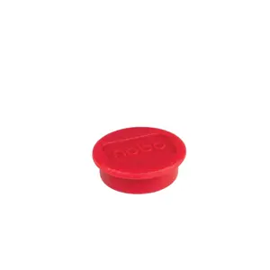 Magnetai Nobo, 20 mm, 8 vnt., raudona sp.