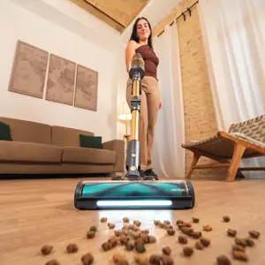 Cecotec Vacuum cleaner | Rockstar RX70 AquaPet Flex Conga | Cordless operating | Stick/handheld | 780 W | Operating time (max) 100 min | Blue/Gold