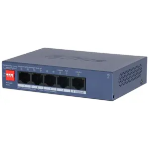 Switch DAHUA DH-CS4005-4ET1GT-36 Switch layer L2 4xRJ-45 ports RJ-45 Ports Type Fast Ethernet (10/1…