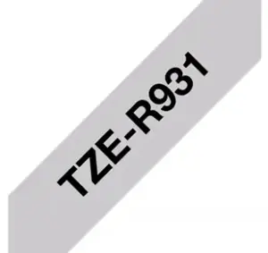Brother TZE-R931, Black on silver, TZe, Silver, China, 5 year(s), Brother