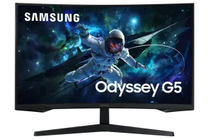 Samsung S32CG552EU, 81.3 cm (32"), 2560 x 1440 pixels, Quad HD, LED, 1 ms, Black