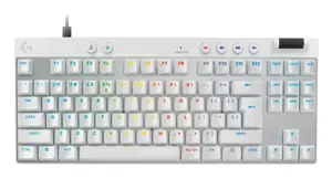 Logitech G PRO X TKL Rapid keyboard Gaming USB QWERTY US International White