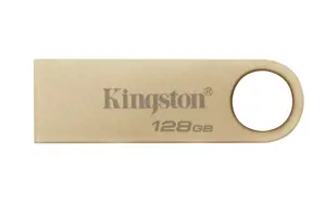 Kingston Technology DataTraveler 128GB 220MB/s Metal USB 3.2 Gen 1 SE9 G3, 128 GB, USB Type-A, 3.2 …