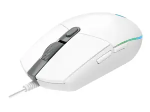 LOGITECH G203 LIGHTSYNC žaidimų pelė balta