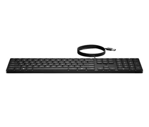 HP 320K USB Wired Keyboard - Black - US/RUS