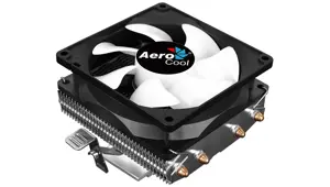 "Aerocool Air Frost 4", aušintuvas, 9 cm, 1800 aps/min, 25,7 dB, 45,6 cfm, juodas