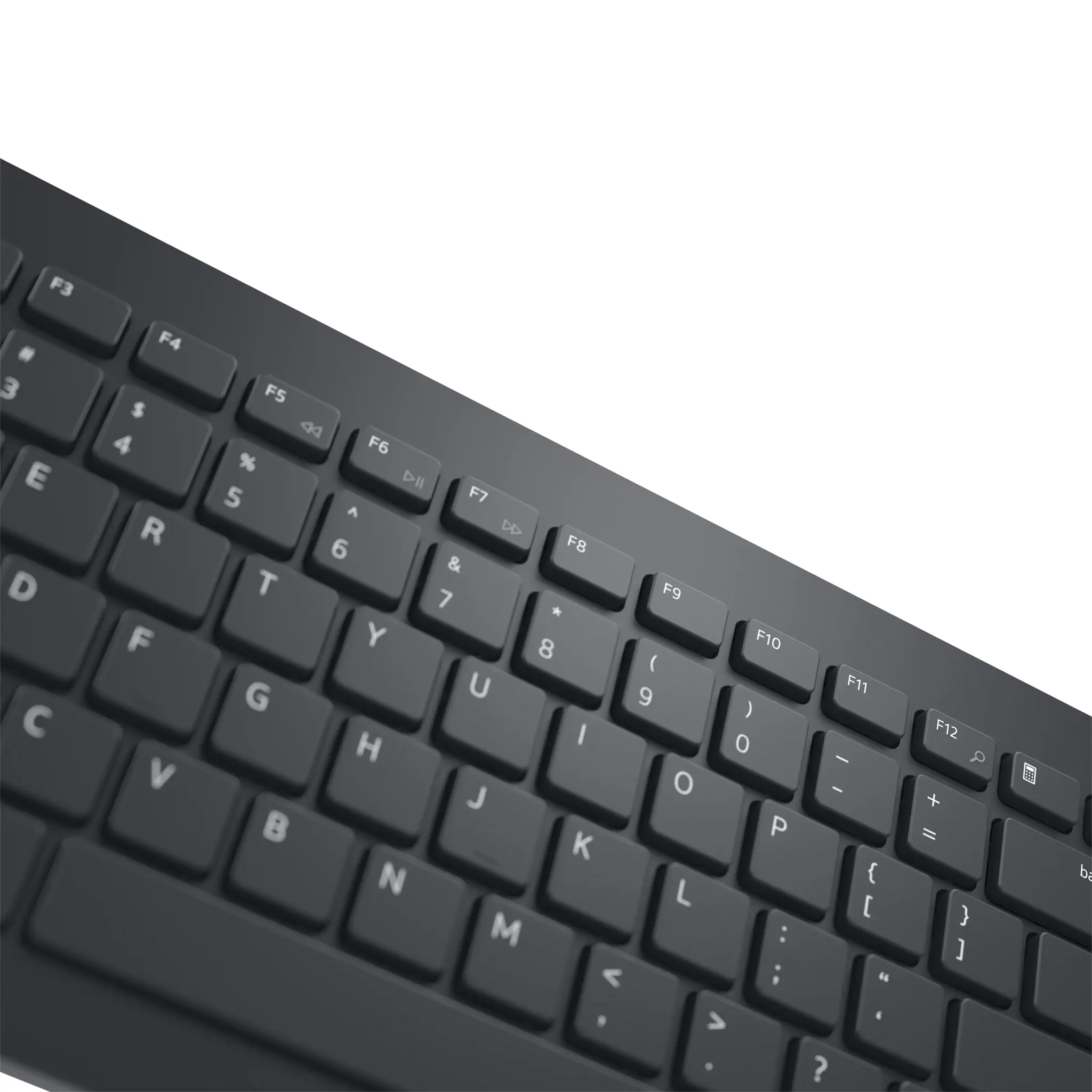 DELL KM3322W, Full-size (100%), Wireless, RF Wireless, Black, Mouse included