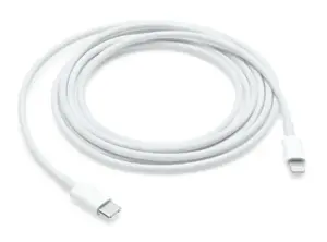 Apple USB-C Male į Lightning Male Kabelis 2m, Balta