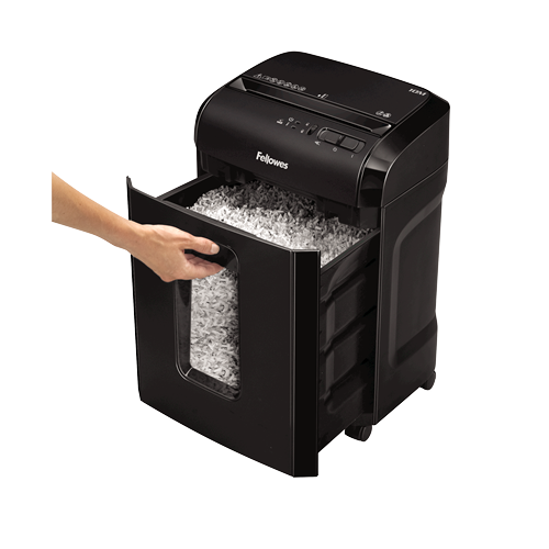 "Fellowes Powershred 10M", smulkinimas mikroautomačiu, 2 x 12 mm, 19 l, 4 ratukai, 10 min, P-5