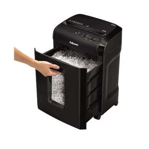 "Fellowes Powershred 10M", smulkinimas mikroautomačiu, 2 x 12 mm, 19 l, 4 ratukai, 10 min, P-5