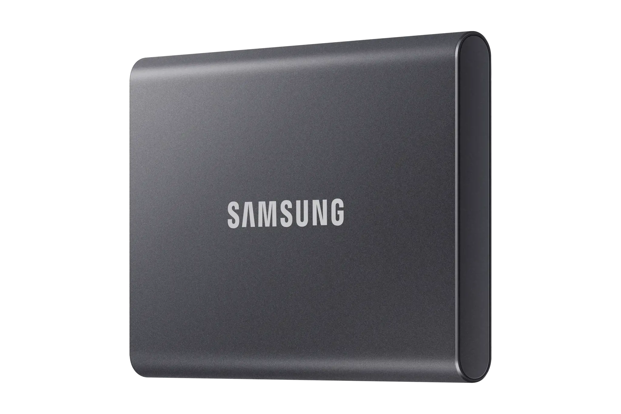 "Samsung" nešiojamasis SSD diskas T7, 2000 GB, C tipo USB, 3.2 Gen 2 (3.1 Gen 2), 1050 MB/s, apsauga nuo slaptažodžio, pilkas