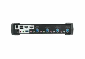 ATEN 4-Port USB 3.0 4K DisplayPort MST KVMP Switch, 4096 x 2160 pixels, 4K Ultra HD, 4.89 W, Black